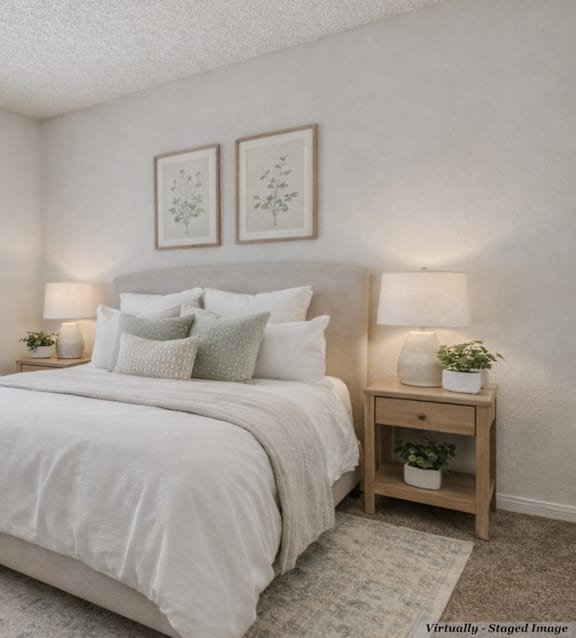Bedroom at Peppertree
