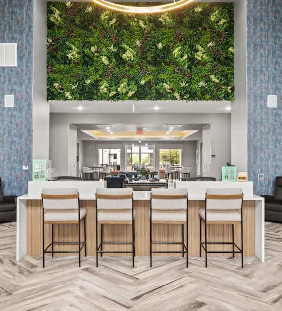Axis Marketplace Apartments in Kyle, Texas Clubhouse Lounge