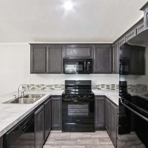 Kitchen Space at Woodview Apartments, Austin, TX, 78704
