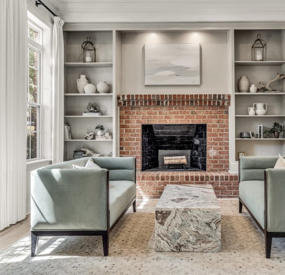 Living Room at Enclave Apartments, Midlothian, 23114