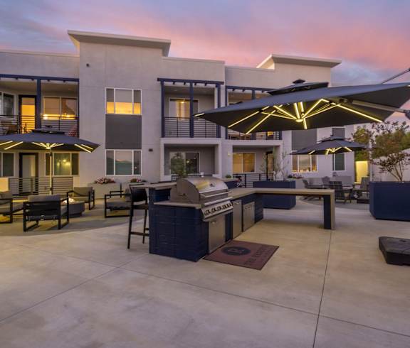 Grill And Patio at The Reserve La Mirada, California
