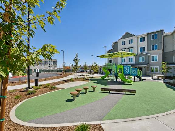 A playground at Terracina at Winding Creek, California, 95747