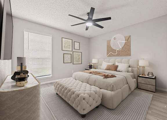 Bedroom at City-Base Vista, Texas