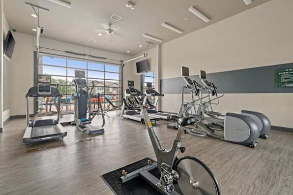 Fitness Center with Cardio Equipment
