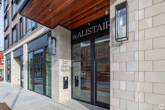 The Alistair building is located at 347 North Queen Street.