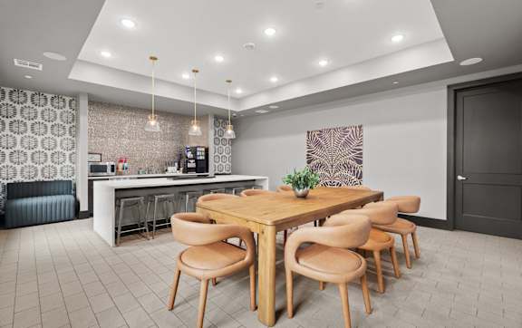 Axis Marketplace Apartments in Kyle, Texas Clubhouse Lounge