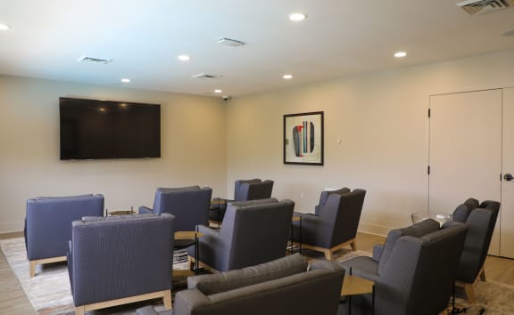Clubhouse Theatre Room at The Residences at Brookside Commons, Owings Mills, MD, 21117