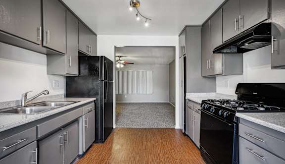 Kitchen Unit at Dwell Apartment Homes, California
