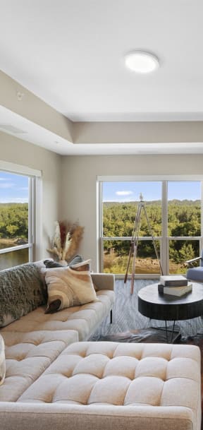 Lounge With TV And Fireplace at Shakopee Flats, Minnesota,  55379