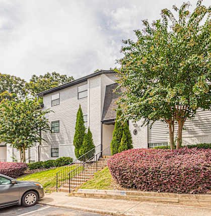 Parking in front of the house1 at Pinewood Townhomes, Tucker, 30084