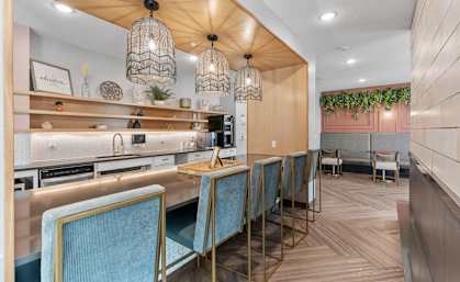 Resident Lounge with Kitchen