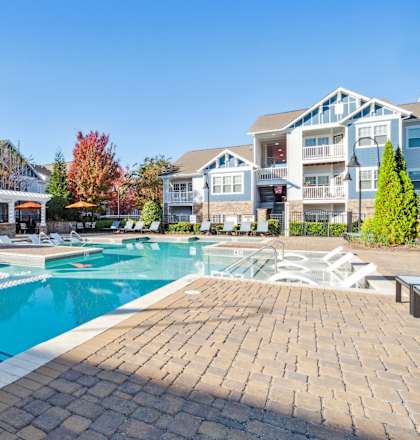 our apartments offer a swimming pool in front of our buildings