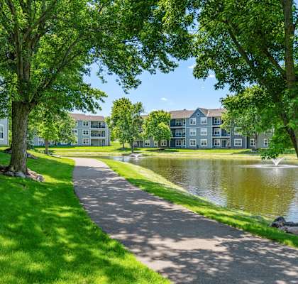 Walking Paths near pond