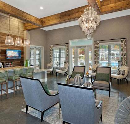 Interactive Clubhouse at Ansley at Roberts Lake, North Carolina