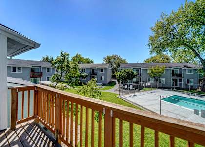 Courtyard View with pool