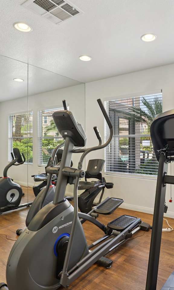 Gym inside the clubhouse