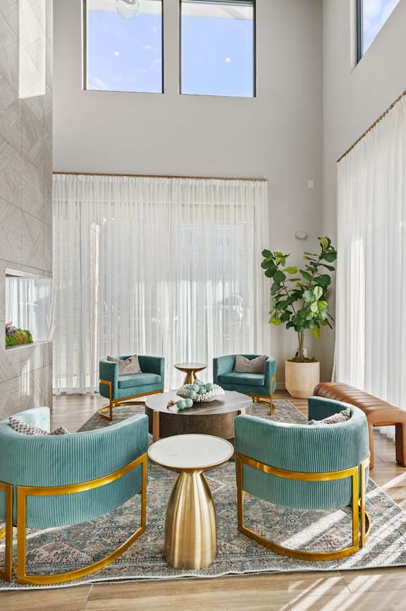 Lounge Area at Edge and Stone, San Antonio