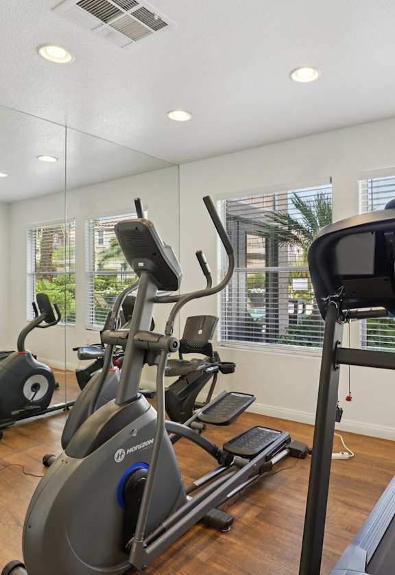 Gym inside the clubhouse