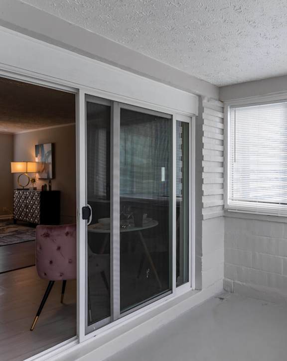 Bedroom With Ceiling Fan at The Lawrence Apartments, Greenbelt, 20770