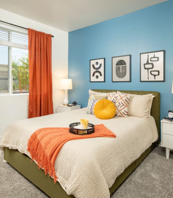 Model bedroom at Cabana Southern