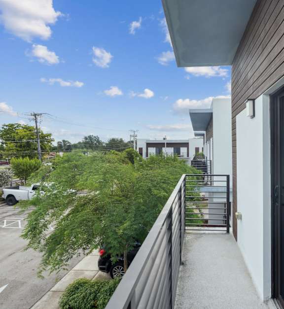 Large Balcony at The Villages at Miami Gardens, Florida