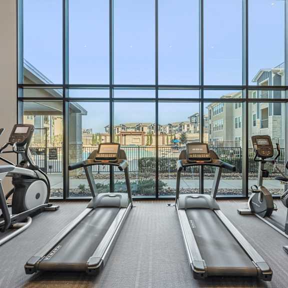 Fitness Center With Updated Equipment at Edge and Stone, San Antonio, 78260
