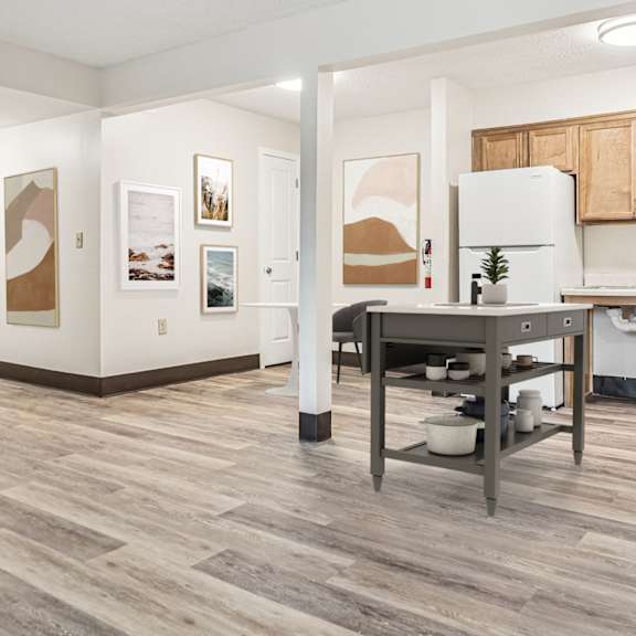 Spacious Kitchen at Hilldale Apartments, Tennessee, 38128