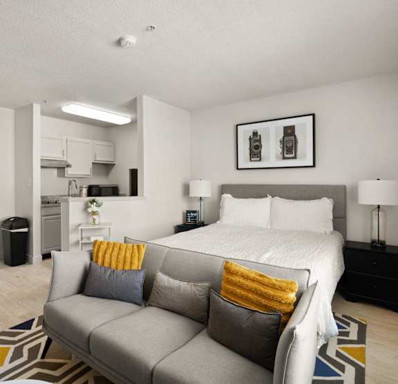 Spacious Bedroom at AVIA North Shore Apartments, Jeffersonville, 47130