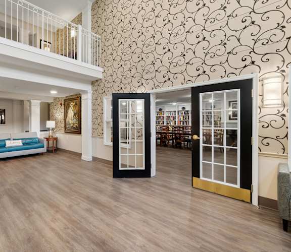 Spacious clubhouse at River Point Apartments, Essex, 21221