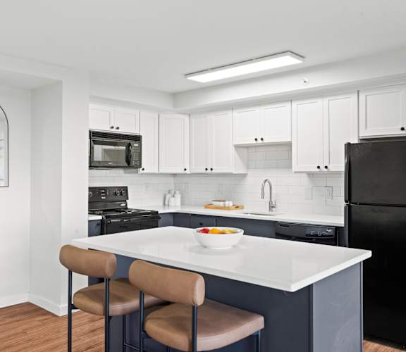 Living Area  at Waterside Apartments