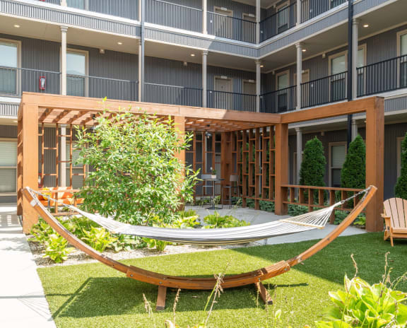 Courtyard with Hammock
