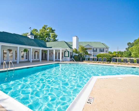 Swimming Pool at Viera Aiken Apartments in Aiken, SC.