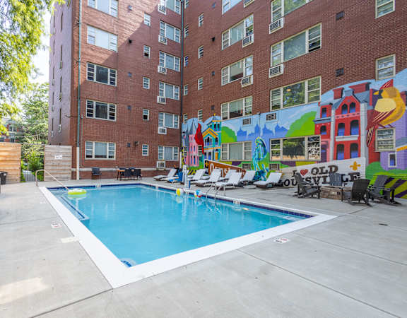 Pool at Lofts on Ormsby, Louisville, KY 40203