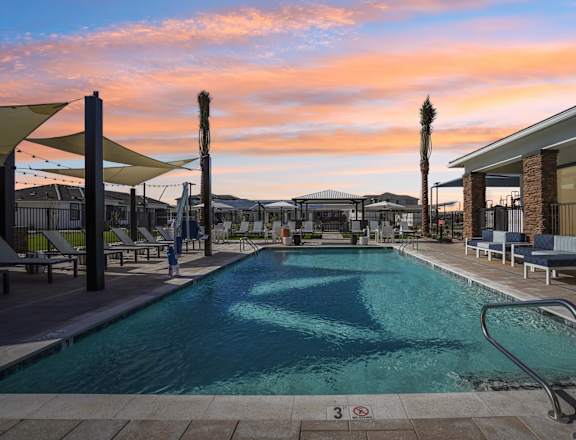 Swimming Pool at The Ranches at Gunsmoke, Maricopa, AZ 85138