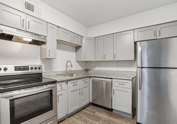 Well equipped kitchen with modern appliances at Palm Villas, Scottsdale, 85257