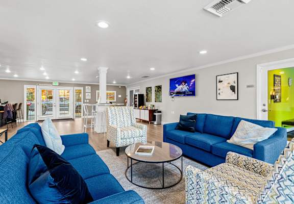 Living Room With Kitchen at Central Park East, Bellevue, 98007