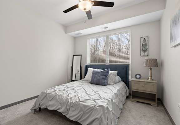 Bedroom with Large Window