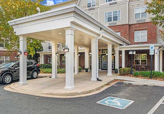 Front Entrance at River Point Apartments, Maryland, 21221