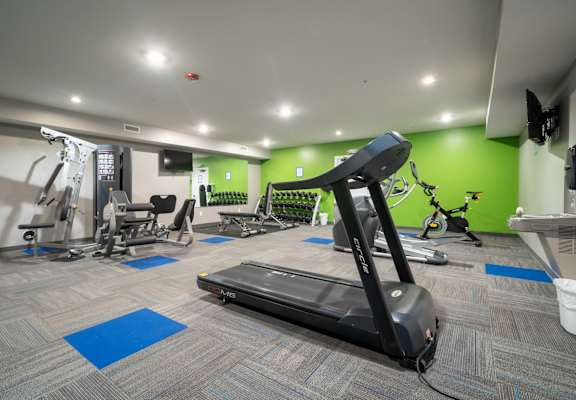Fitness Center at Apartments in Grand Rapids | Trowbridge Flats Apartments Grand Rapids MI