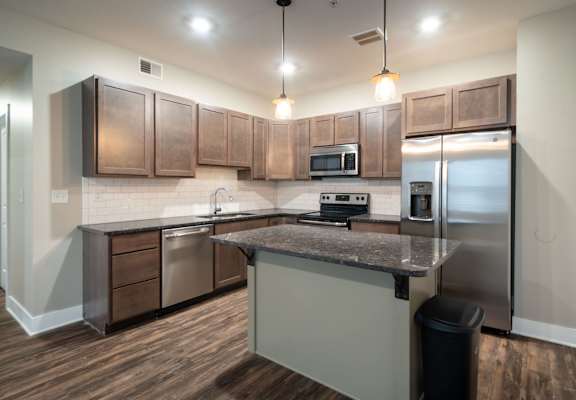 Kitchen at Apartments in Grand Rapids | Trowbridge Flats Apartments Grand Rapids MI