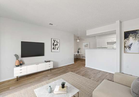 Upgraded A2 Living Room at The Hills at Ironhorse, North Richland Hills, 76180