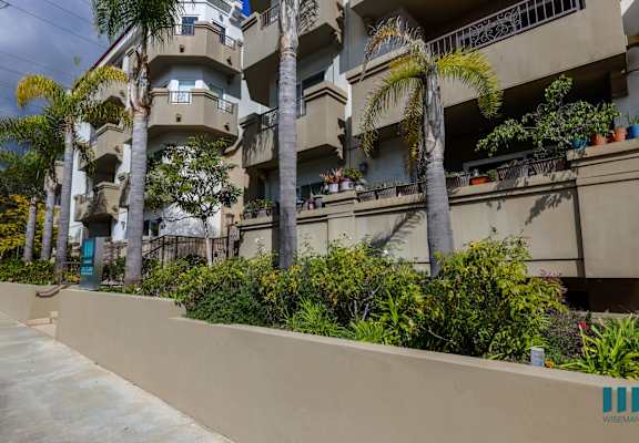 the building where the apartment is located