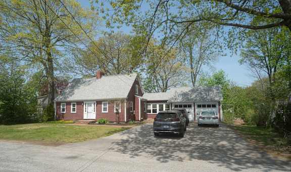 a view of the house from the street