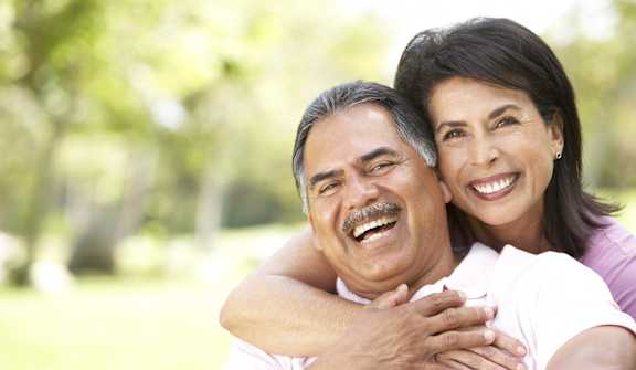 Couples at Redlands Towne Square Apartments, Perris, California