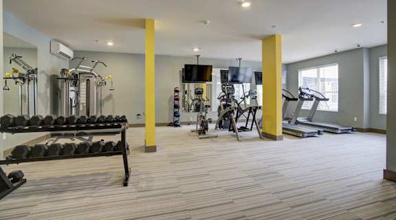 Fitness Center in Lansing, MI Apartments | The Vista at the Heights Apartments near Eastwood Towne Center