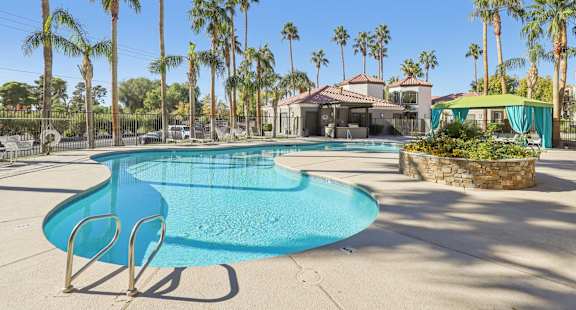 resort style pool