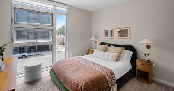 Large Bedroom at L Seven Apartments in San Francisco, CA 94103
