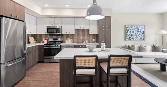 Modern Kitchen at L Seven Apartments in San Francisco, CA 94103