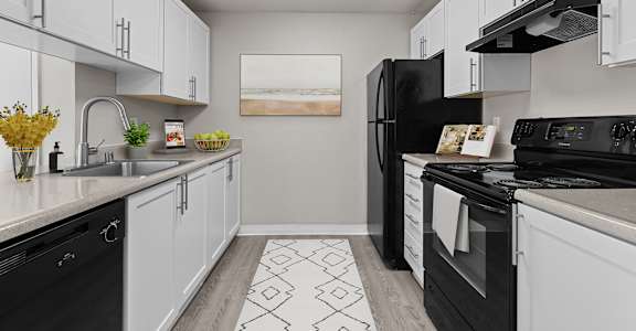 The Marina at Martha Lake Apartments in Bothell, Washington Model Kitchen