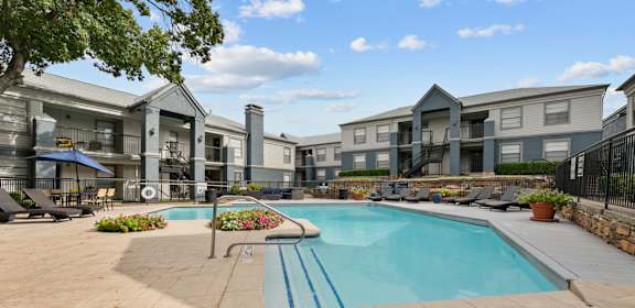 Swimming Pool With Relaxing Sundecks at 5636 Apartment Homes, Texas, 75254